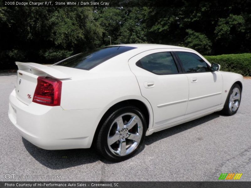 Stone White / Dark Slate Gray 2008 Dodge Charger R/T
