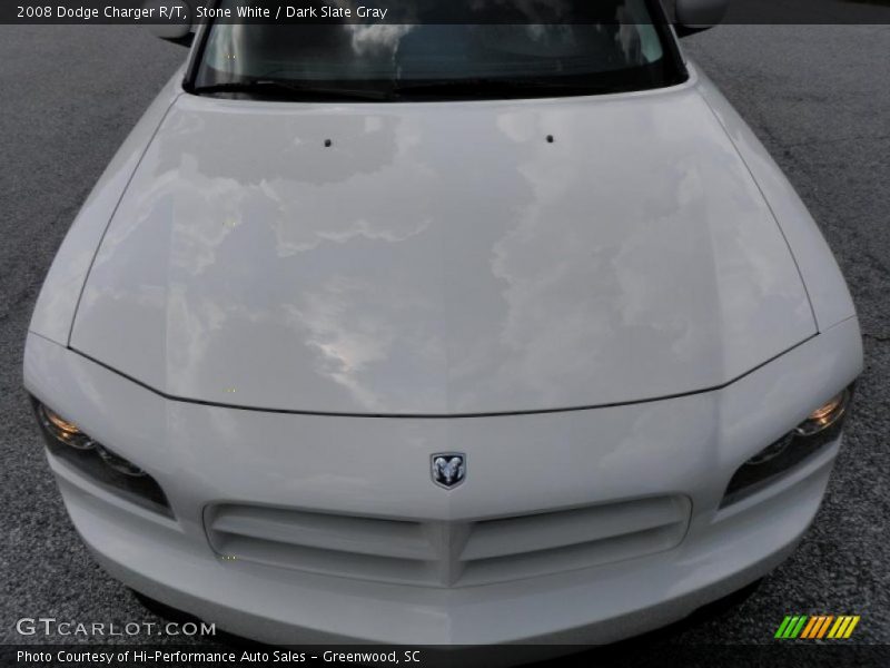 Stone White / Dark Slate Gray 2008 Dodge Charger R/T
