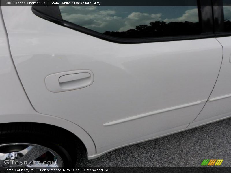 Stone White / Dark Slate Gray 2008 Dodge Charger R/T