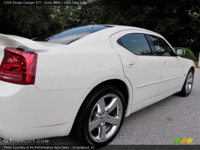 Stone White / Dark Slate Gray 2008 Dodge Charger R/T