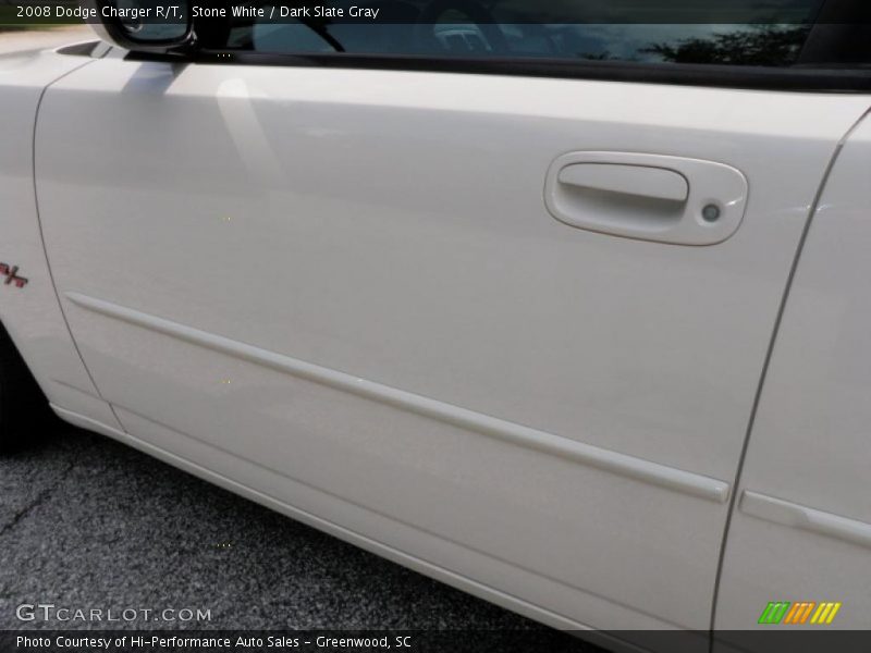 Stone White / Dark Slate Gray 2008 Dodge Charger R/T