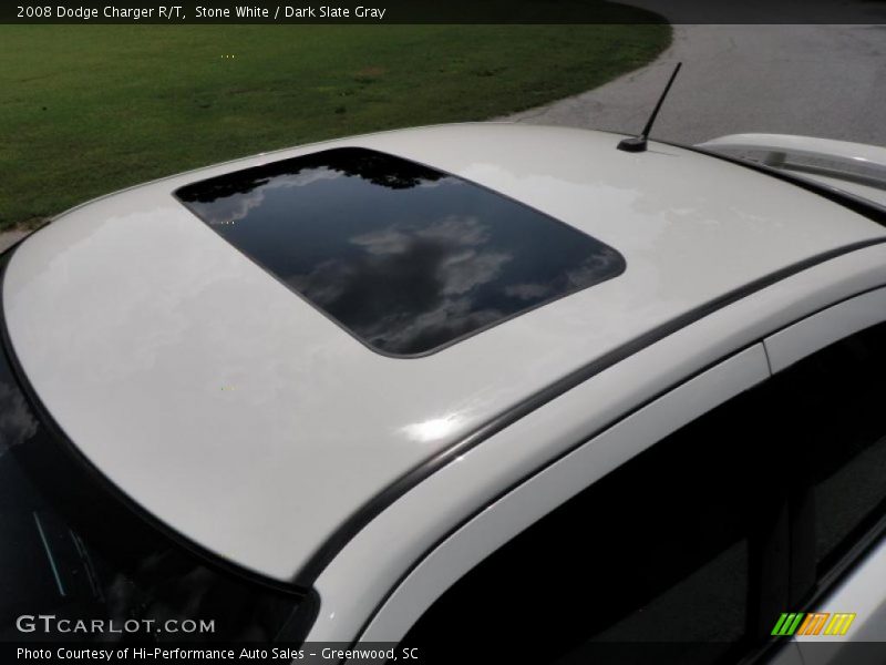 Stone White / Dark Slate Gray 2008 Dodge Charger R/T