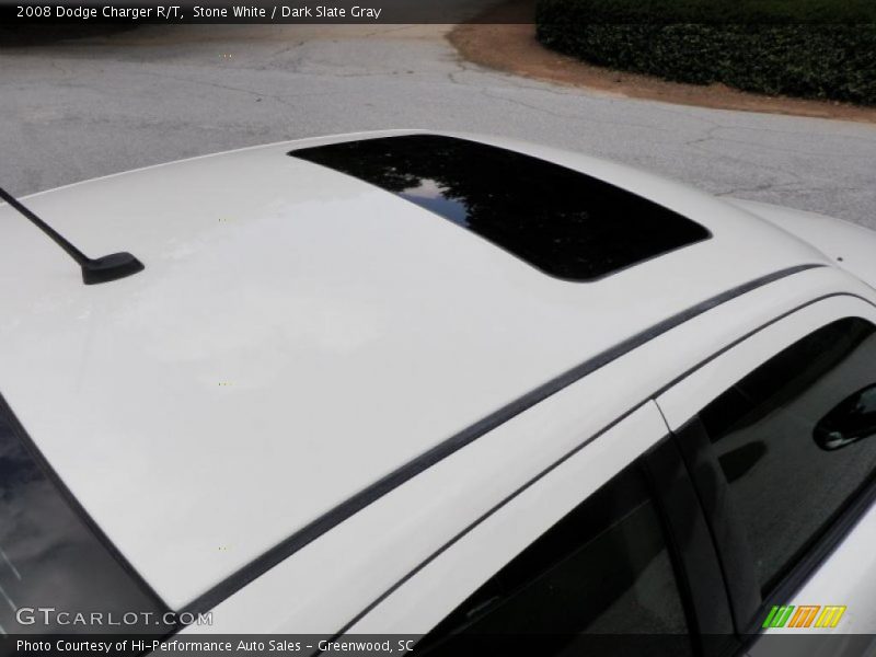 Stone White / Dark Slate Gray 2008 Dodge Charger R/T