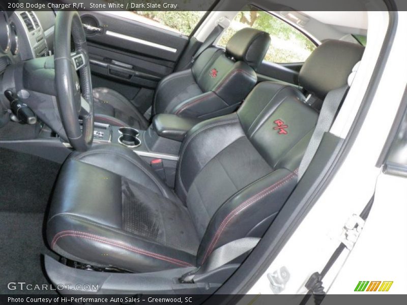 Stone White / Dark Slate Gray 2008 Dodge Charger R/T