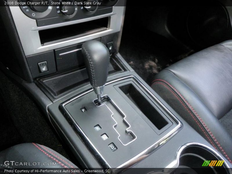 Stone White / Dark Slate Gray 2008 Dodge Charger R/T