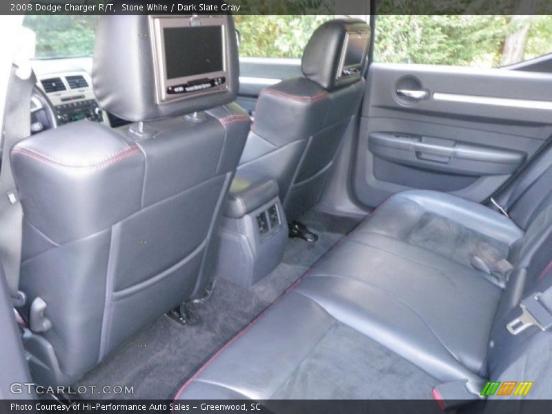 Stone White / Dark Slate Gray 2008 Dodge Charger R/T