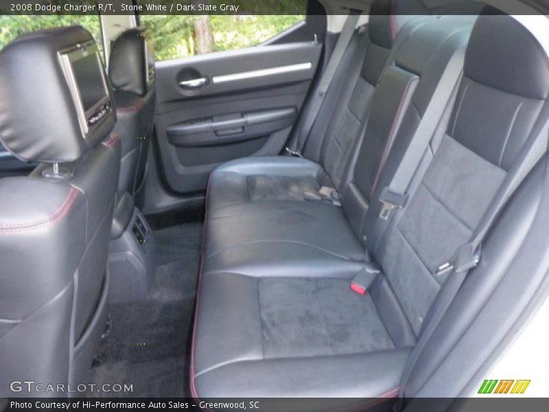 Stone White / Dark Slate Gray 2008 Dodge Charger R/T