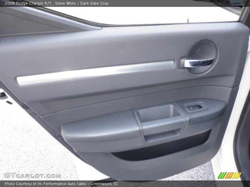 Stone White / Dark Slate Gray 2008 Dodge Charger R/T