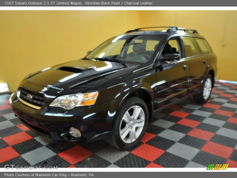 Obsidian Black Pearl / Charcoal Leather 2007 Subaru Outback 2.5 XT Limited Wagon