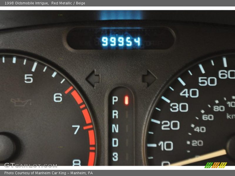 Red Metallic / Beige 1998 Oldsmobile Intrigue