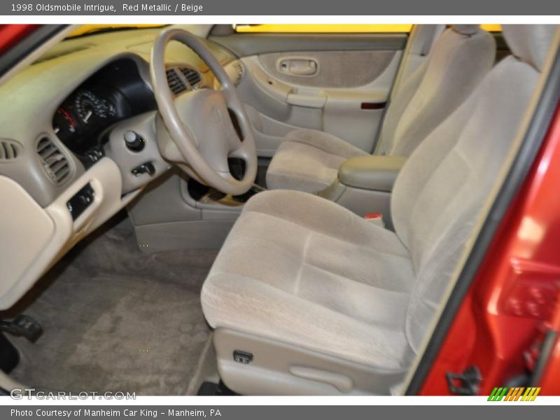 Red Metallic / Beige 1998 Oldsmobile Intrigue