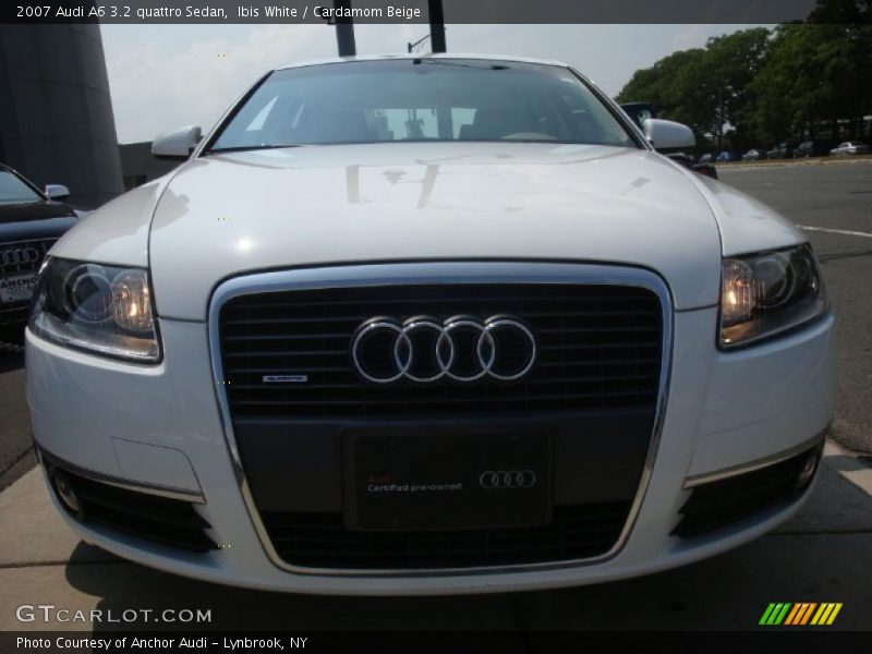 Ibis White / Cardamom Beige 2007 Audi A6 3.2 quattro Sedan