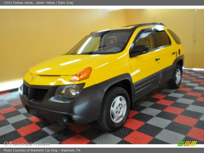Aztek Yellow / Dark Gray 2001 Pontiac Aztek