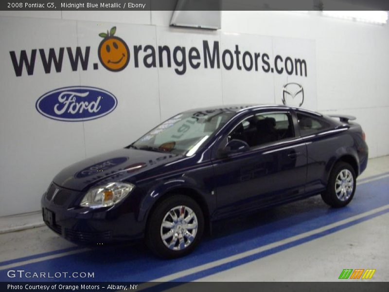 Midnight Blue Metallic / Ebony 2008 Pontiac G5