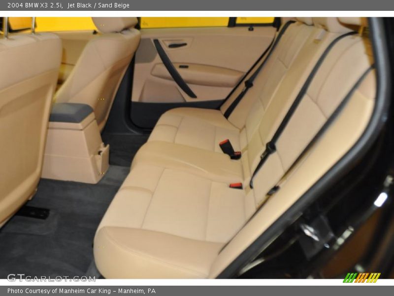 Jet Black / Sand Beige 2004 BMW X3 2.5i