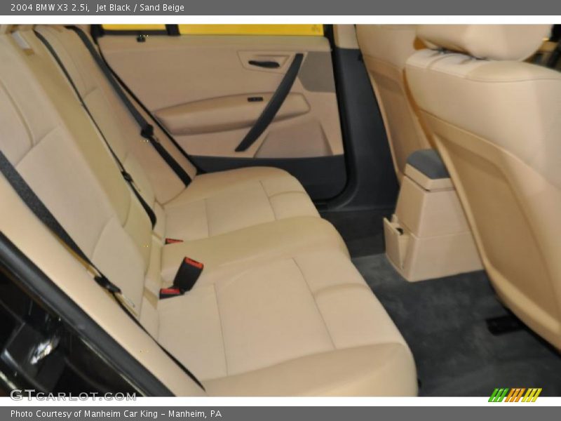 Jet Black / Sand Beige 2004 BMW X3 2.5i