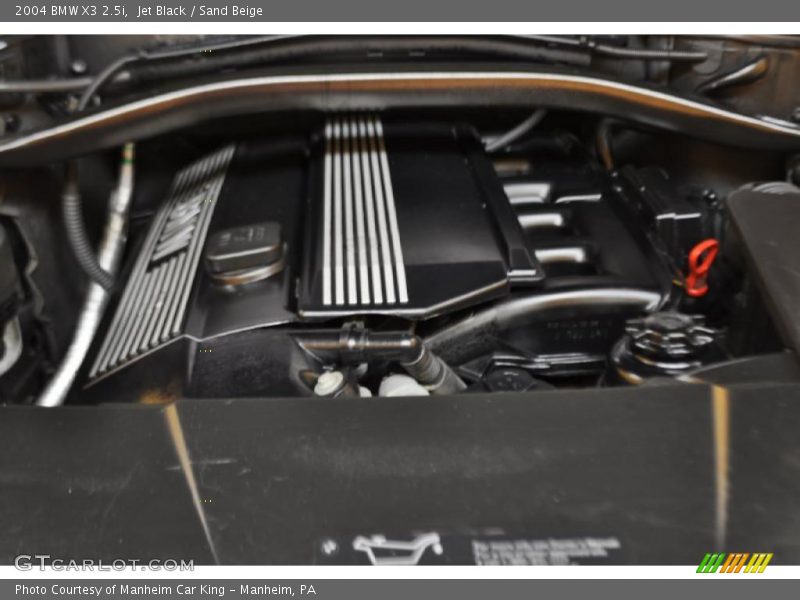 Jet Black / Sand Beige 2004 BMW X3 2.5i