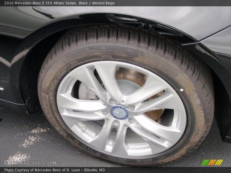 Black / Almond Beige 2010 Mercedes-Benz E 350 4Matic Sedan