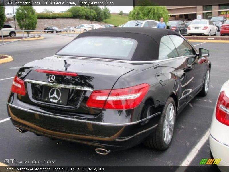 Black / Almond Beige 2010 Mercedes-Benz E 350 4Matic Sedan