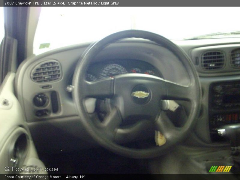 Graphite Metallic / Light Gray 2007 Chevrolet TrailBlazer LS 4x4