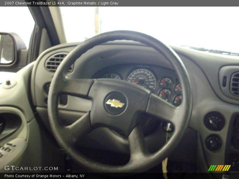 Graphite Metallic / Light Gray 2007 Chevrolet TrailBlazer LS 4x4