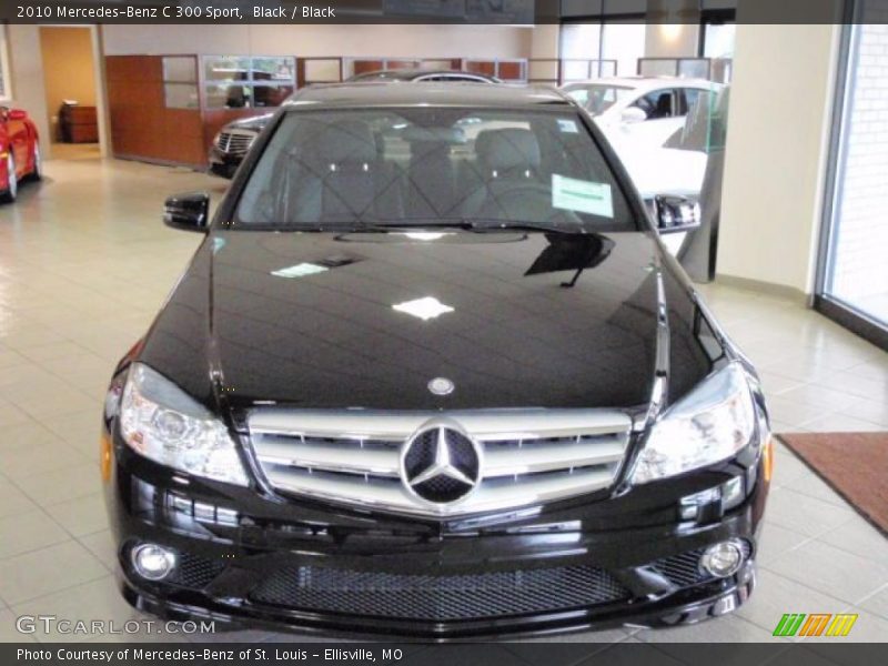 Black / Black 2010 Mercedes-Benz C 300 Sport