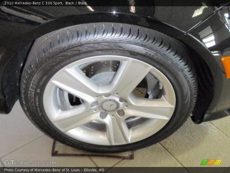 Black / Black 2010 Mercedes-Benz C 300 Sport