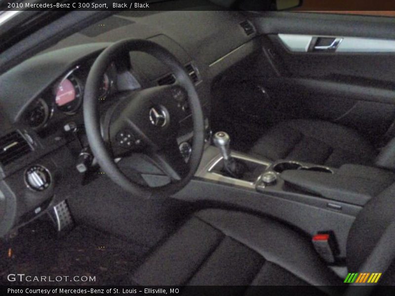 Black / Black 2010 Mercedes-Benz C 300 Sport