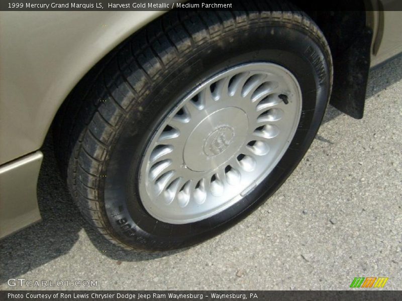 Harvest Gold Metallic / Medium Parchment 1999 Mercury Grand Marquis LS