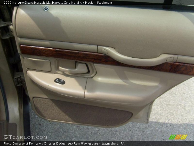 Harvest Gold Metallic / Medium Parchment 1999 Mercury Grand Marquis LS