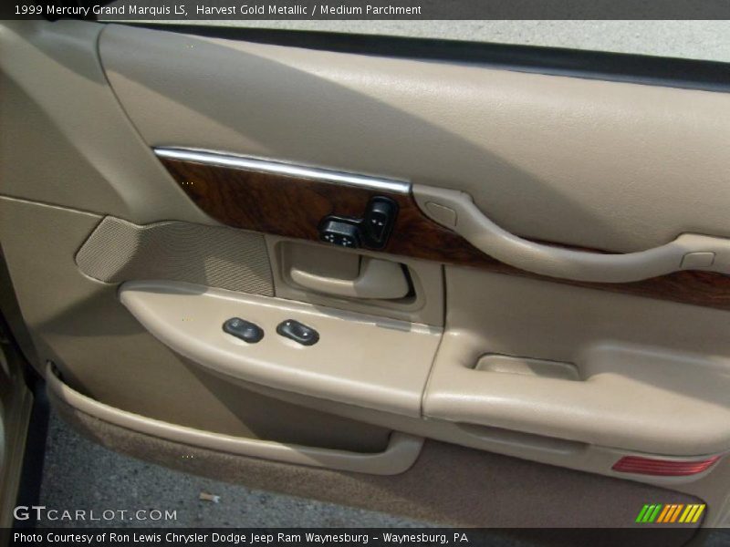 Harvest Gold Metallic / Medium Parchment 1999 Mercury Grand Marquis LS