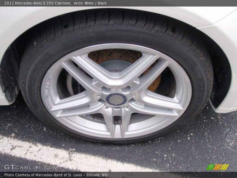 Arctic White / Black 2011 Mercedes-Benz E 350 Cabriolet