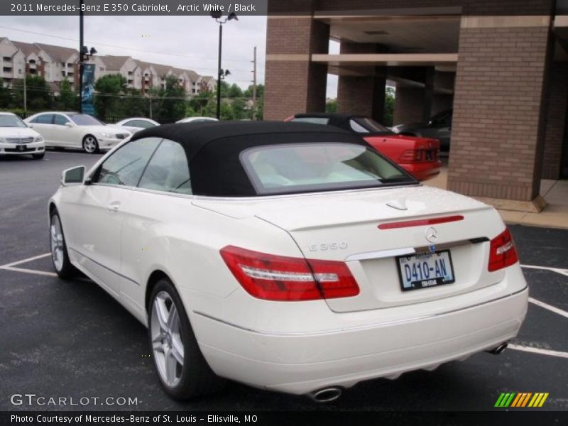 Arctic White / Black 2011 Mercedes-Benz E 350 Cabriolet