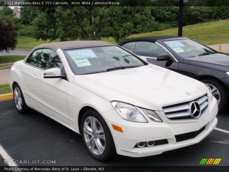Arctic White / Almond/Mocha 2011 Mercedes-Benz E 350 Cabriolet