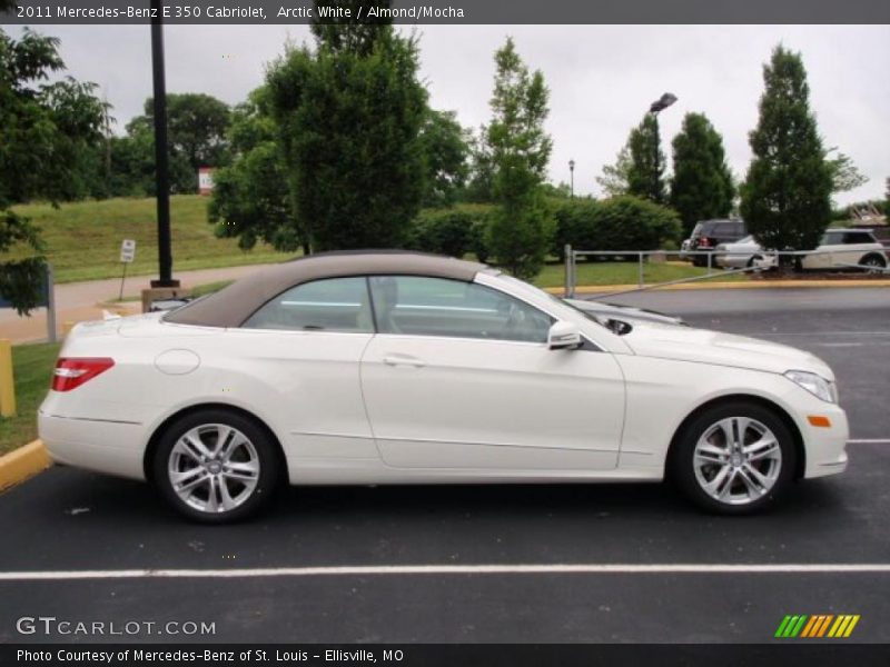 Arctic White / Almond/Mocha 2011 Mercedes-Benz E 350 Cabriolet