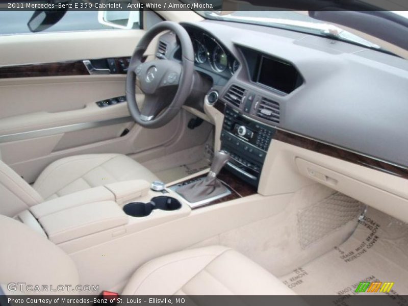 Arctic White / Almond/Mocha 2011 Mercedes-Benz E 350 Cabriolet