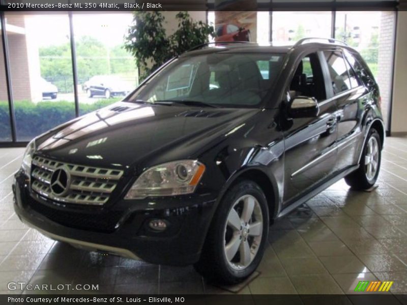 Black / Black 2010 Mercedes-Benz ML 350 4Matic