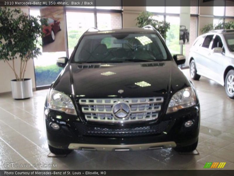 Black / Black 2010 Mercedes-Benz ML 350 4Matic