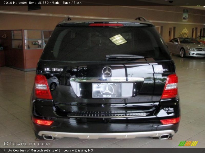 Black / Black 2010 Mercedes-Benz ML 350 4Matic