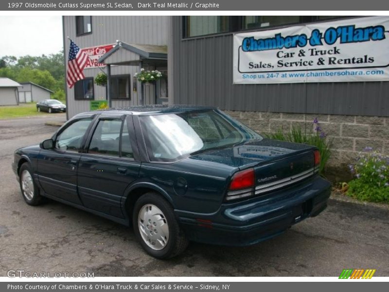 Dark Teal Metallic / Graphite 1997 Oldsmobile Cutlass Supreme SL Sedan