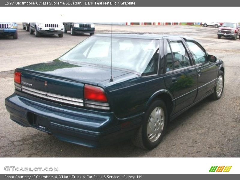 Dark Teal Metallic / Graphite 1997 Oldsmobile Cutlass Supreme SL Sedan