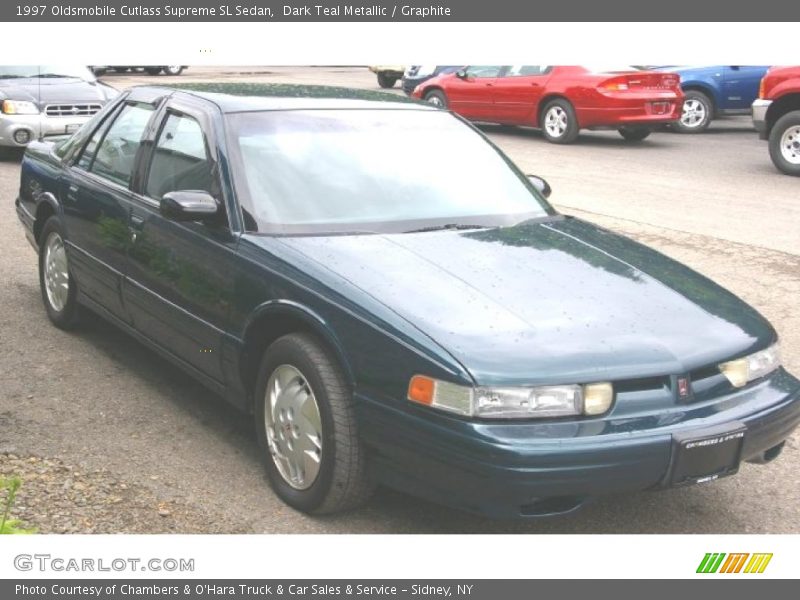 Dark Teal Metallic / Graphite 1997 Oldsmobile Cutlass Supreme SL Sedan