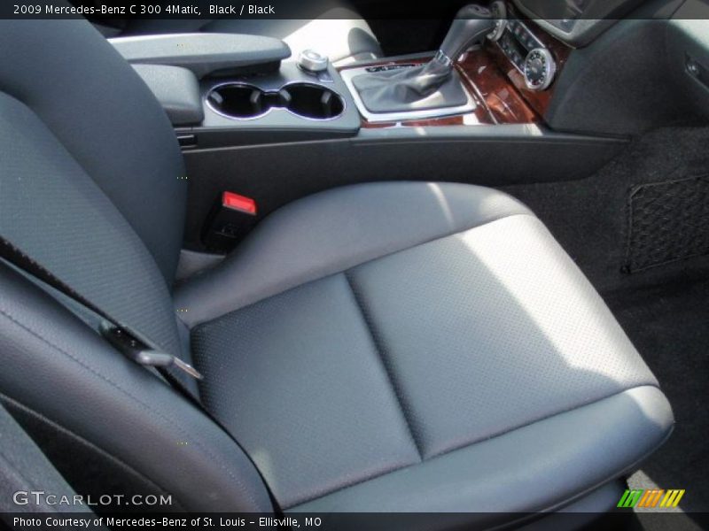 Black / Black 2009 Mercedes-Benz C 300 4Matic