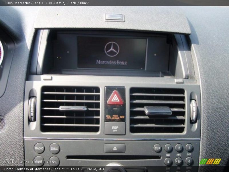 Black / Black 2009 Mercedes-Benz C 300 4Matic