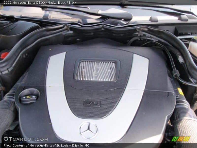 Black / Black 2009 Mercedes-Benz C 300 4Matic