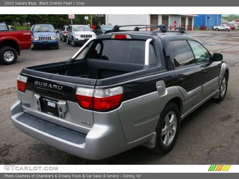 Black Granite Pearl / Gray 2003 Subaru Baja