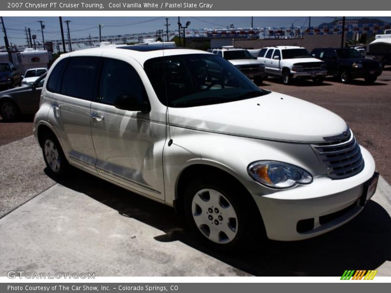 Cool Vanilla White / Pastel Slate Gray 2007 Chrysler PT Cruiser Touring