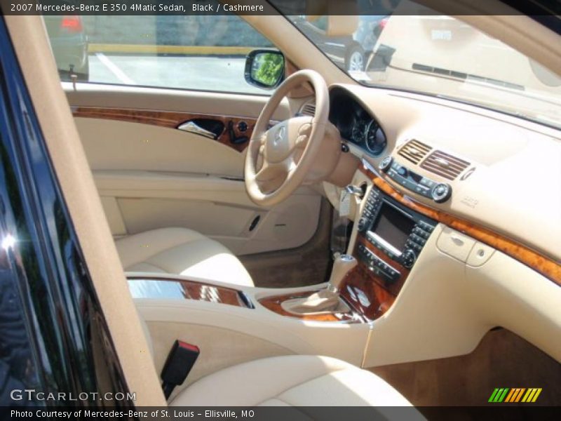 Black / Cashmere 2007 Mercedes-Benz E 350 4Matic Sedan