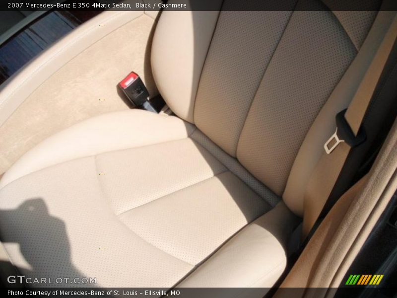Black / Cashmere 2007 Mercedes-Benz E 350 4Matic Sedan