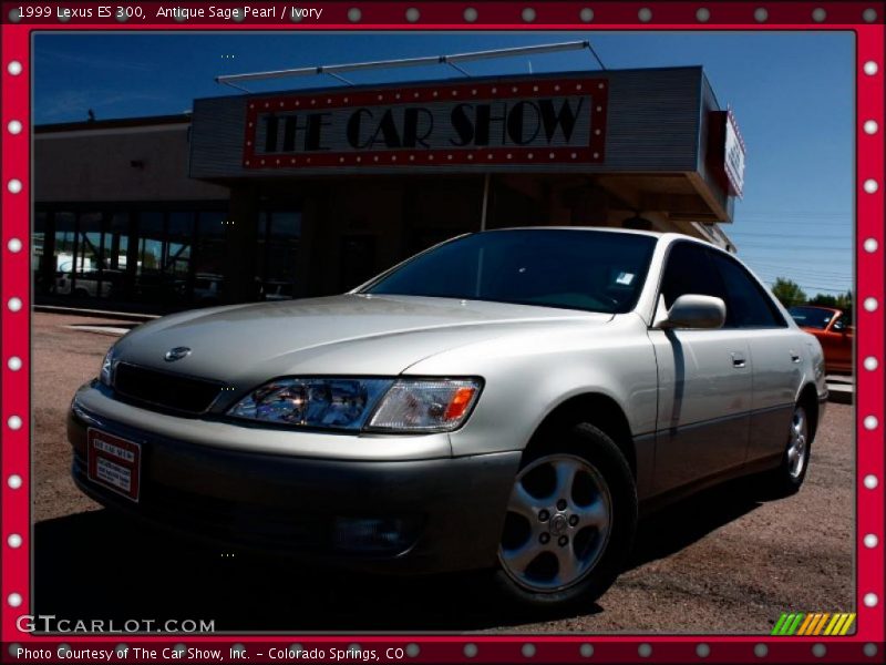 Antique Sage Pearl / Ivory 1999 Lexus ES 300